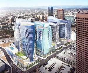 Metropolis - Downtown Los Angeles Financial District. 